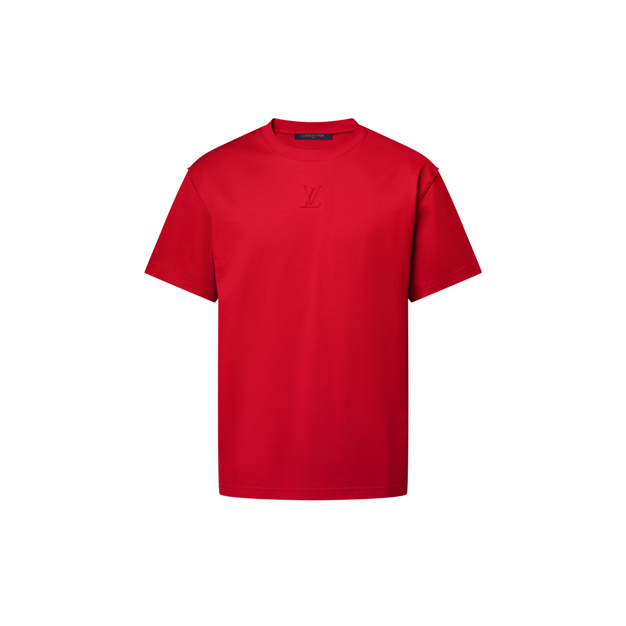 LOUIS VUITTON ルイ・ヴィトン Tシャツ 赤 XL Louis Vuitton Red Graphic Logo T-Shirt – Savonches